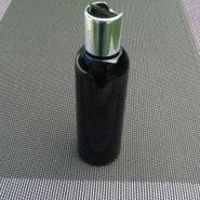 Flacon PET noir pour crèmes, gels, shampoing