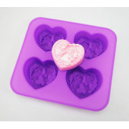 Moule en silicone Coeur de fée