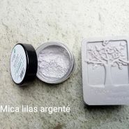 Mica Lilas argenté