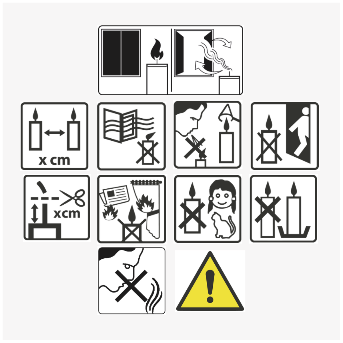 Etiquettes de sécurité ronde