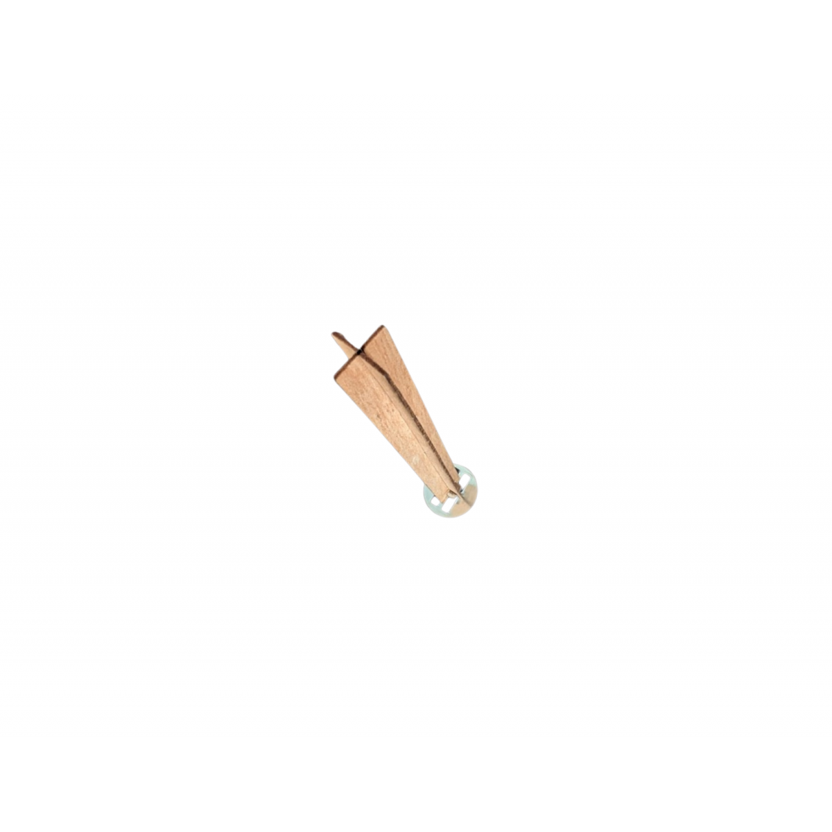 Mèche en bois croisée pour bougies