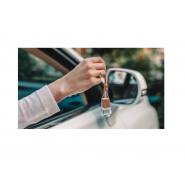 Diffuseur Voiture en Verre avec Cordon Crème – Aromateasy
