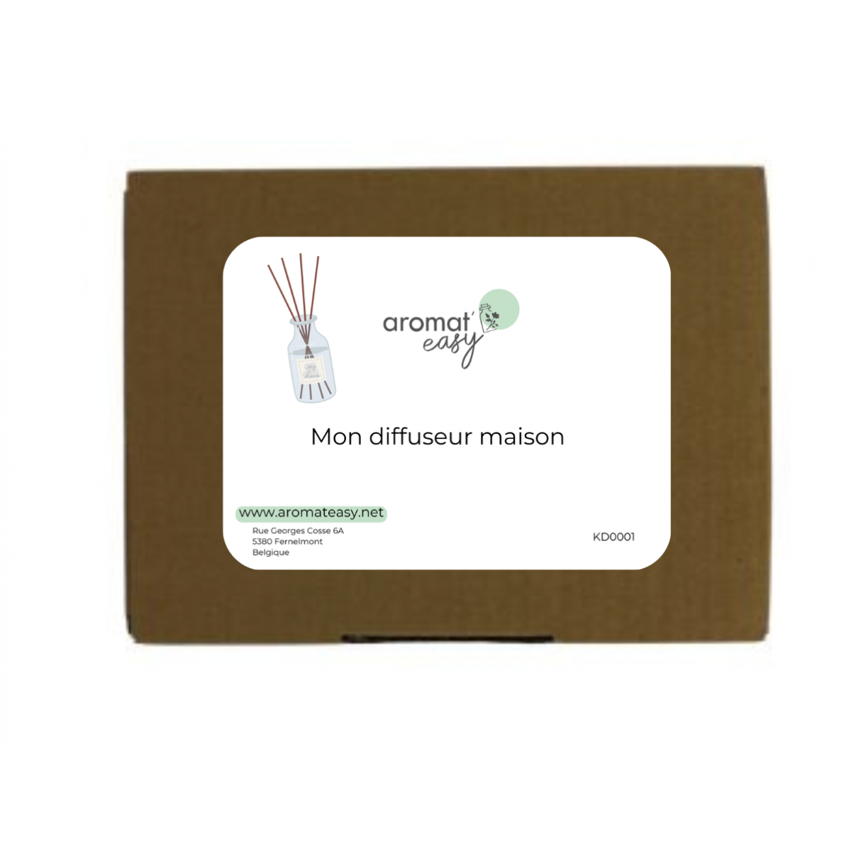 Kit Mon Premier Diffuseur Maison - Diffuseur à bâtons - Aromat’easy